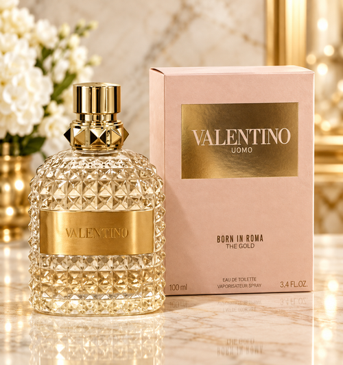 Valentino Uomo Born in Roma The Gold EDT 100ml / 3.4 oz for Men