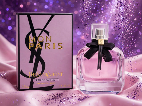 Yves Saint Laurent Mon Paris Eau de Parfum 90ml / 3oz for Women – Luxury Fruity Floral Chypre Perfume