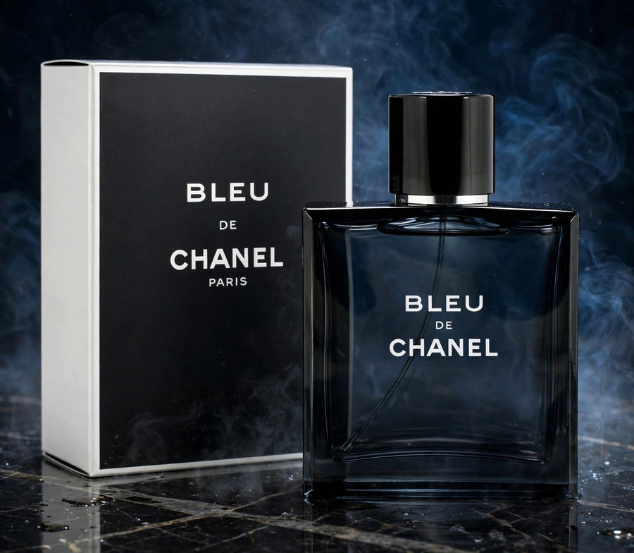 Bleu de Chanel Eau de Toilette for Men 3.4 oz 100ml