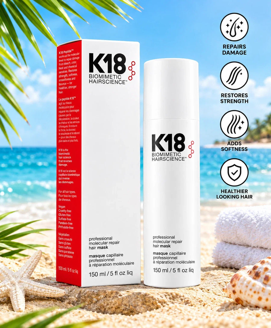 K18 Biomimetic Hairscience Leave-In Molecular Repair Hair Mask 150ml / 5 oz - Sealed