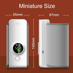 Baby Bottle Warmer with LCD Display, Portable Rechargeable Wireless