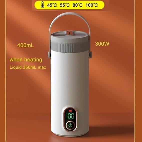 VVU&CCO Portable Rechargeable Electric Kettle