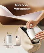 Projector with WiFi and Bluetooth, Portable Projector 4K Support