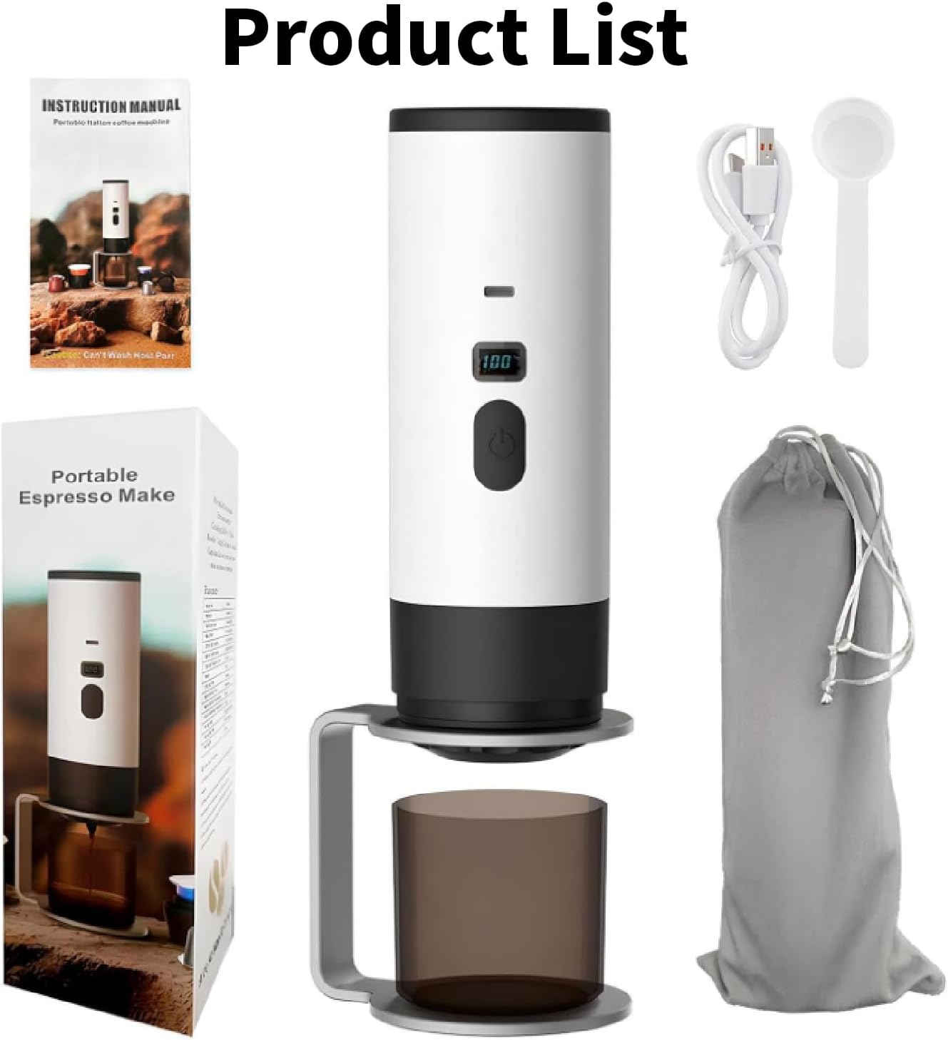 3 In 1 Portable Coffee Maker for Travel