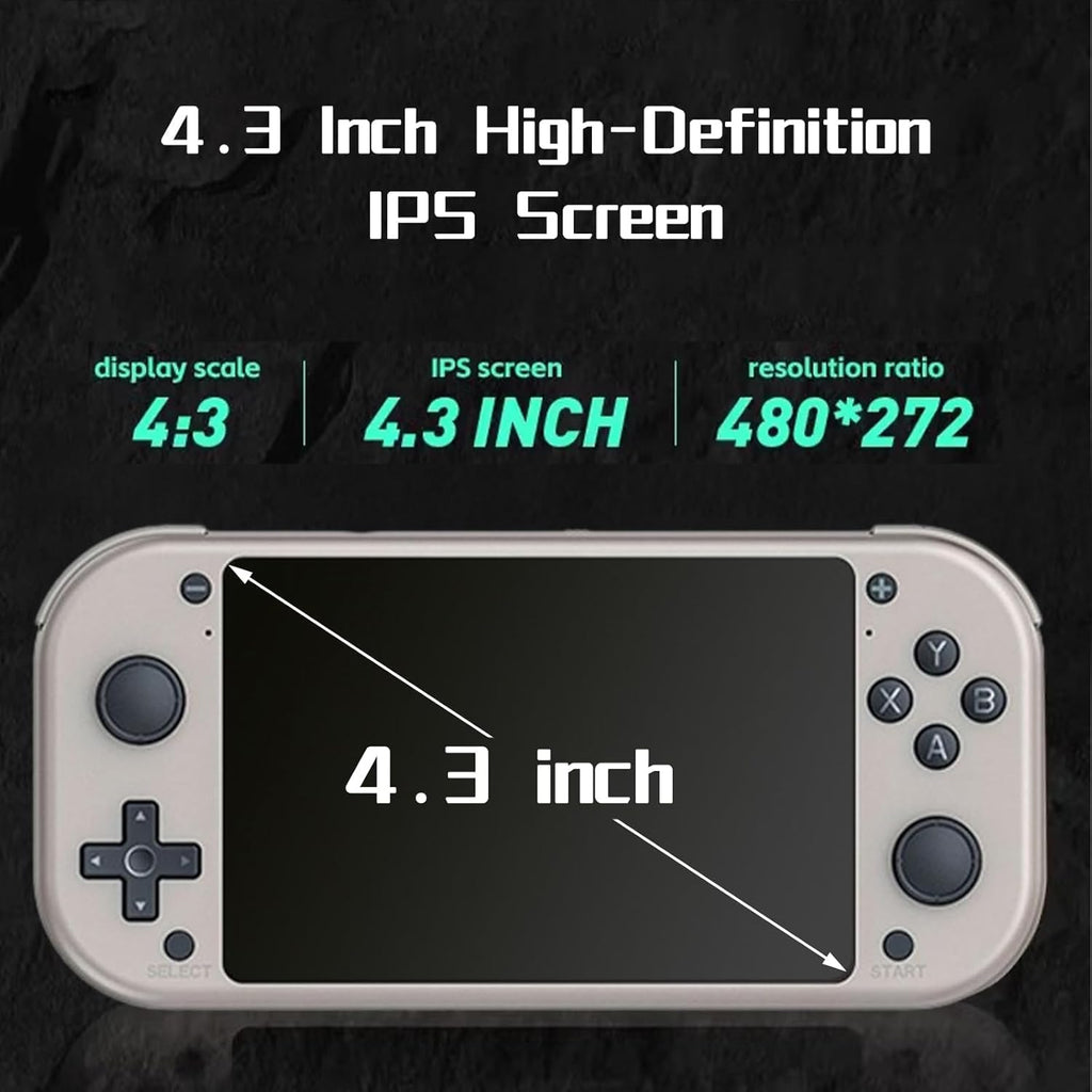 Azonee M17 Retro Handheld Game Console in (Silver)