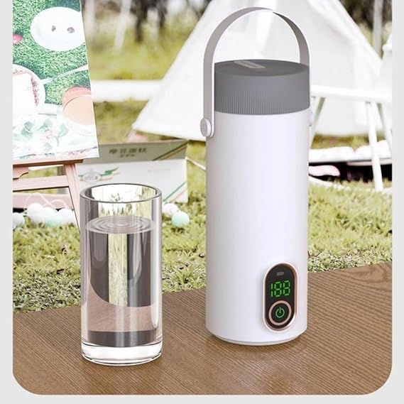 VVU&CCO Portable Rechargeable Electric Kettle