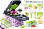 Vegetable Chopper 14-in-1 – Manual Food Slicer