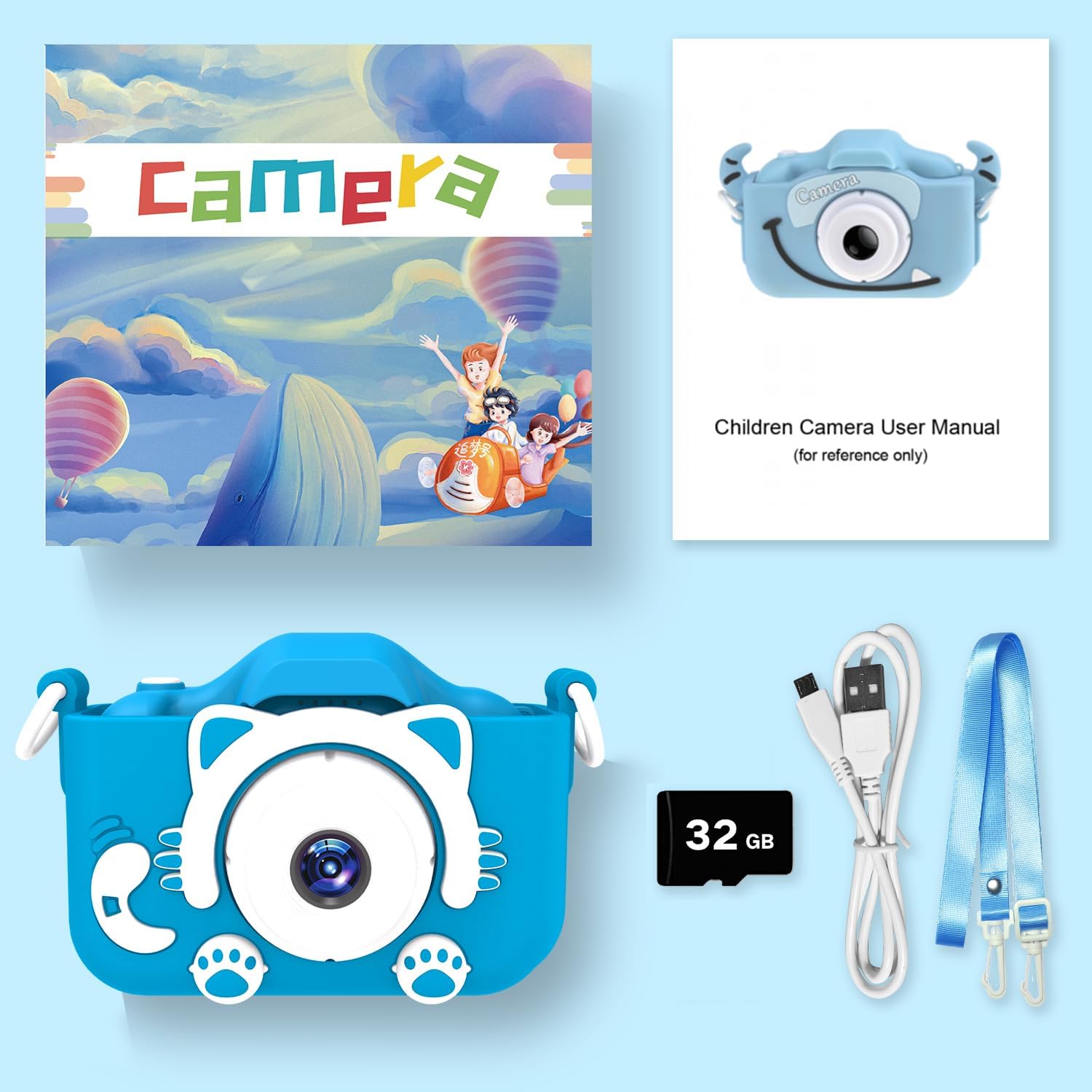 Goopow Kids Camera Toys for 3-8 Year Old Boys