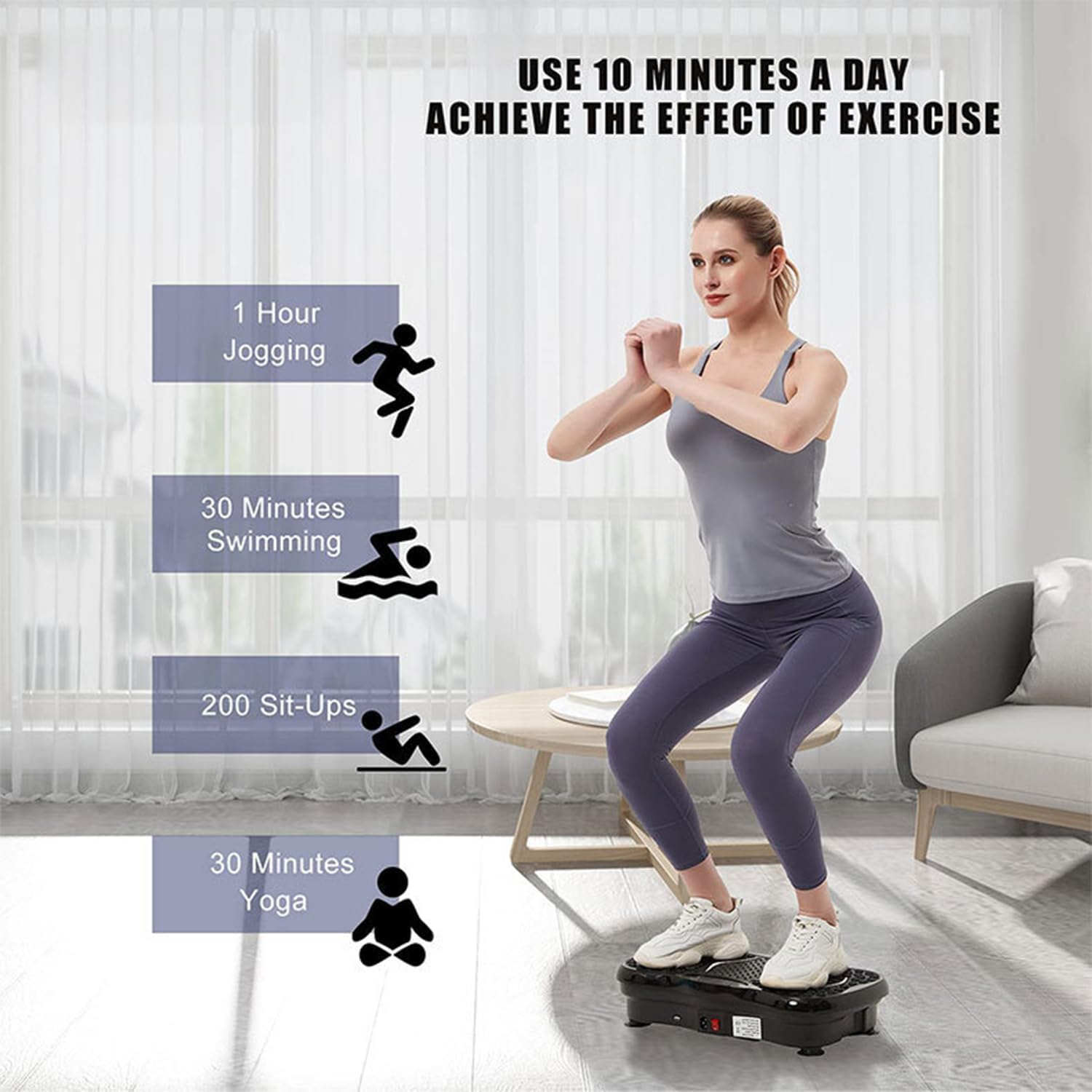 Vibration Plate Exercise Machine
