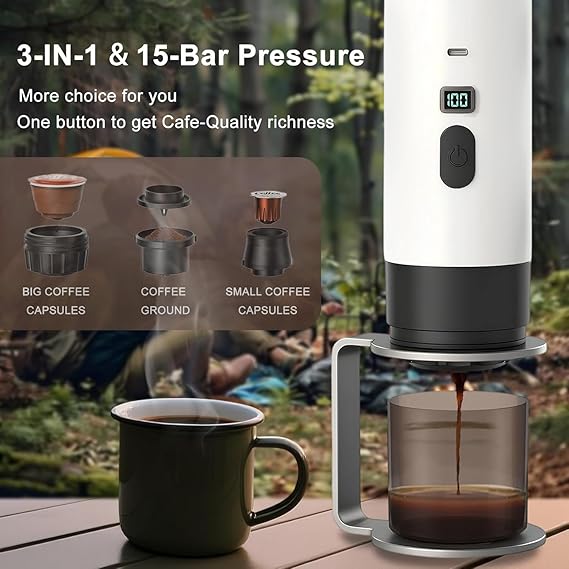 3 In 1 Portable Coffee Maker for Travel