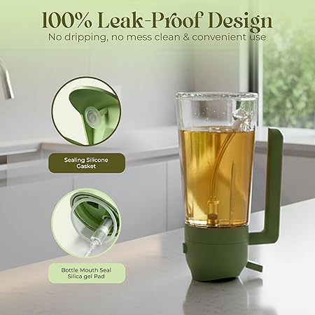 2-Pack Oil Dispenser & Spray Bottle