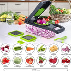 Vegetable Chopper 14-in-1 – Manual Food Slicer