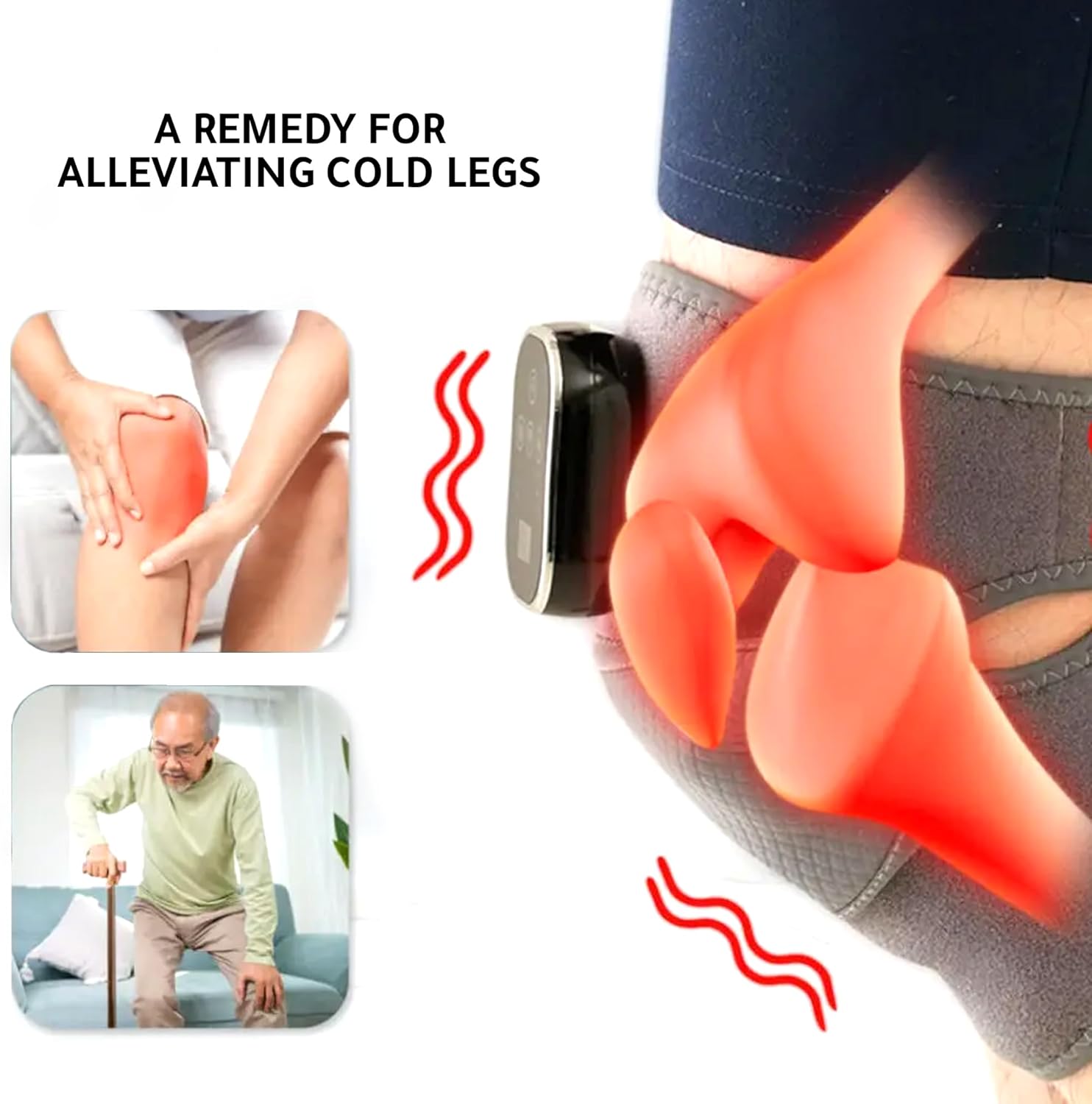 Heated Vibration Knee Massager