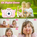 Goopow Kids Camera Toys for 3-8 Year Old Girls Boys