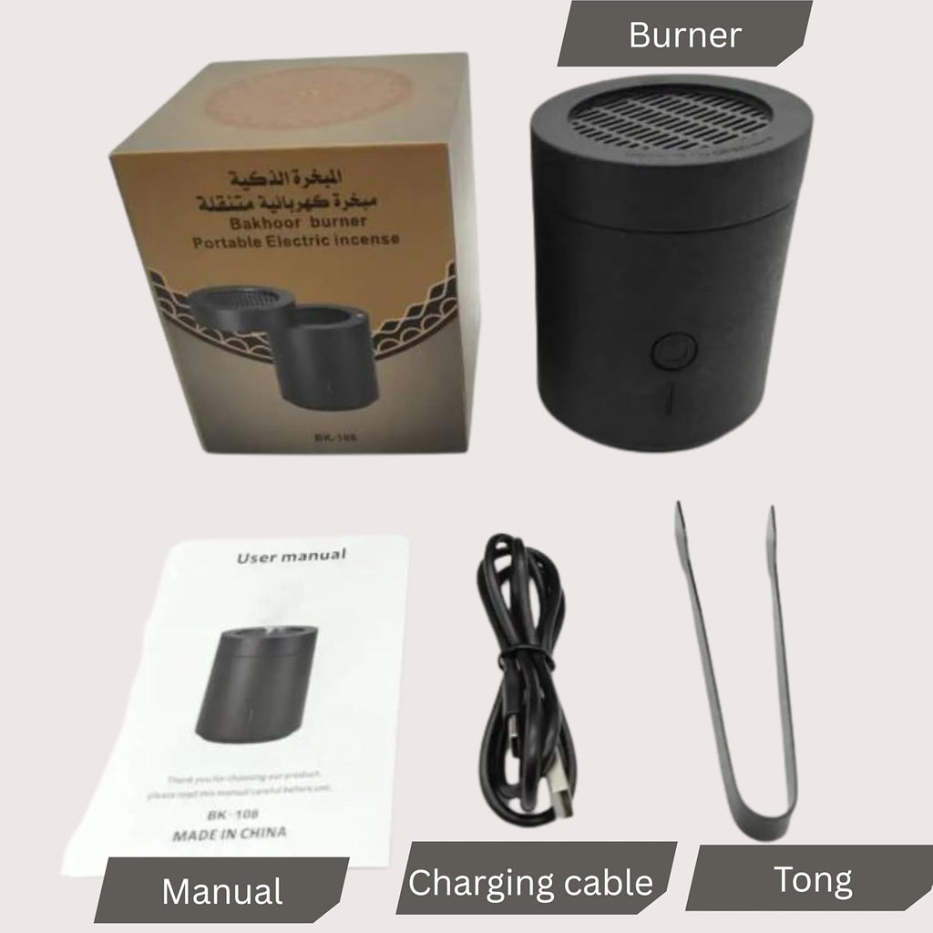Rechargeable Electric Bakhoor Burner