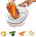 Cheese Grater with Container, Stainless Steel Ginger Grater