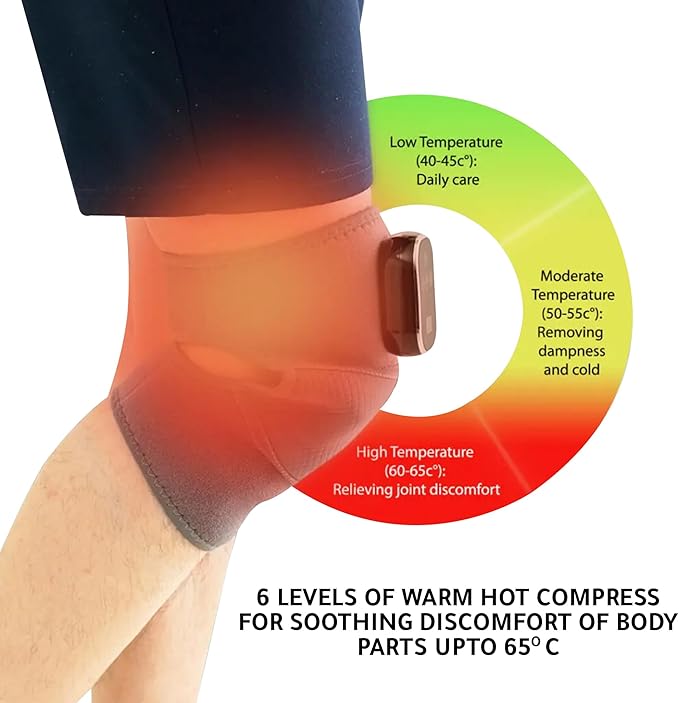 Heated Vibration Knee Massager