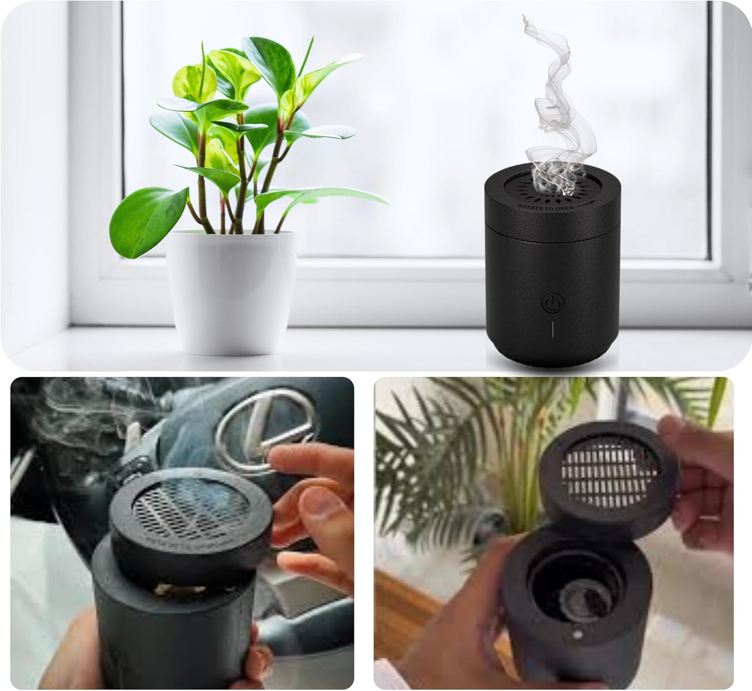 Rechargeable Electric Bakhoor Burner