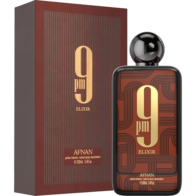 Afnan 9 PM Elixir Extrait de Parfum Unisex 100ml / 3.4 fl oz