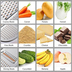 Cheese Grater with Container, Stainless Steel Ginger Grater