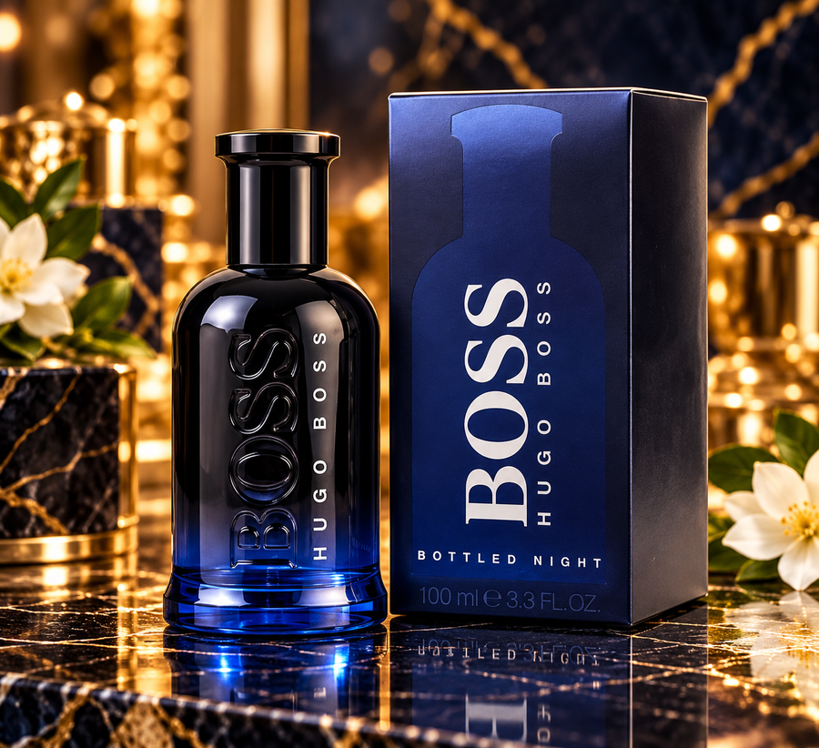 Hugo Boss Bottled Night Eau de Toilette for Men 3.3 oz / 100 ml