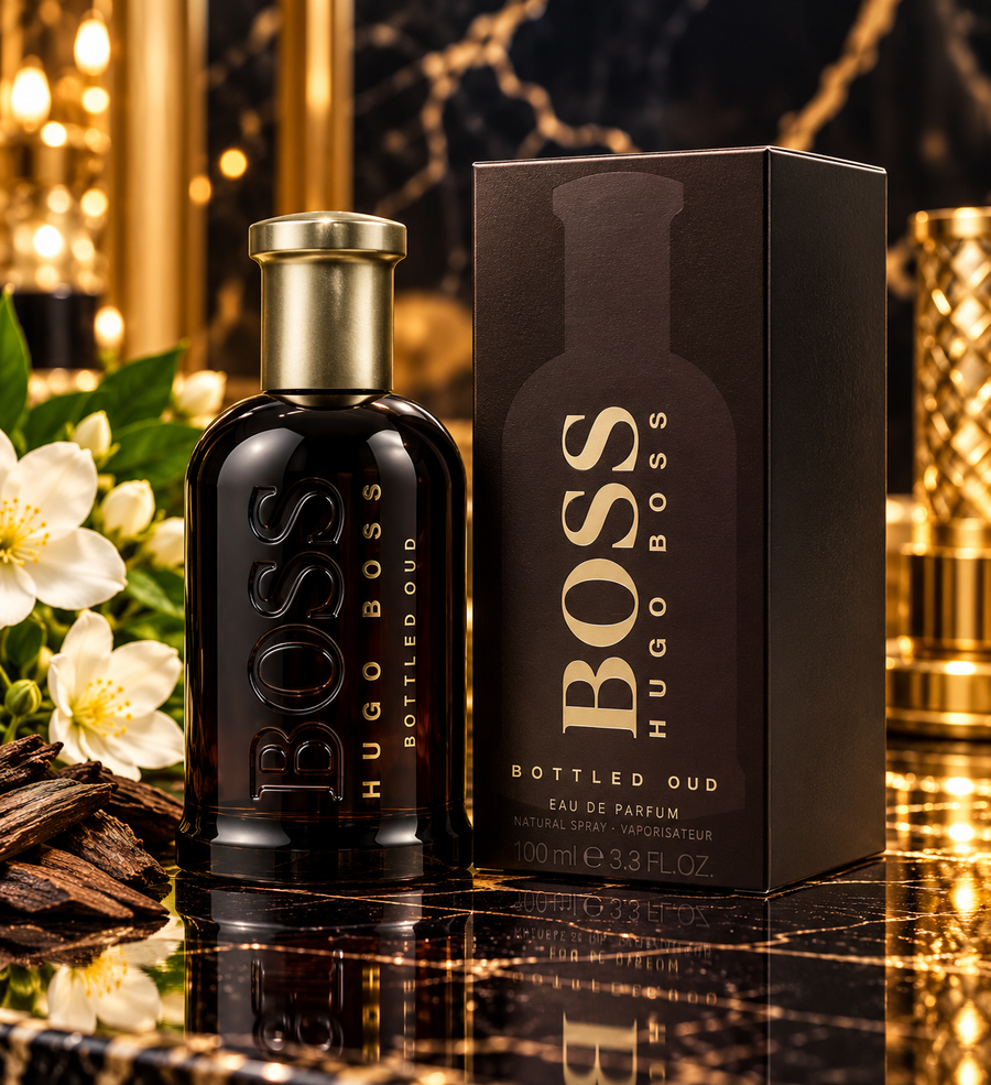 Hugo Boss Bottled Oud Eau de Parfum for Men 3.4 oz / 100 ml