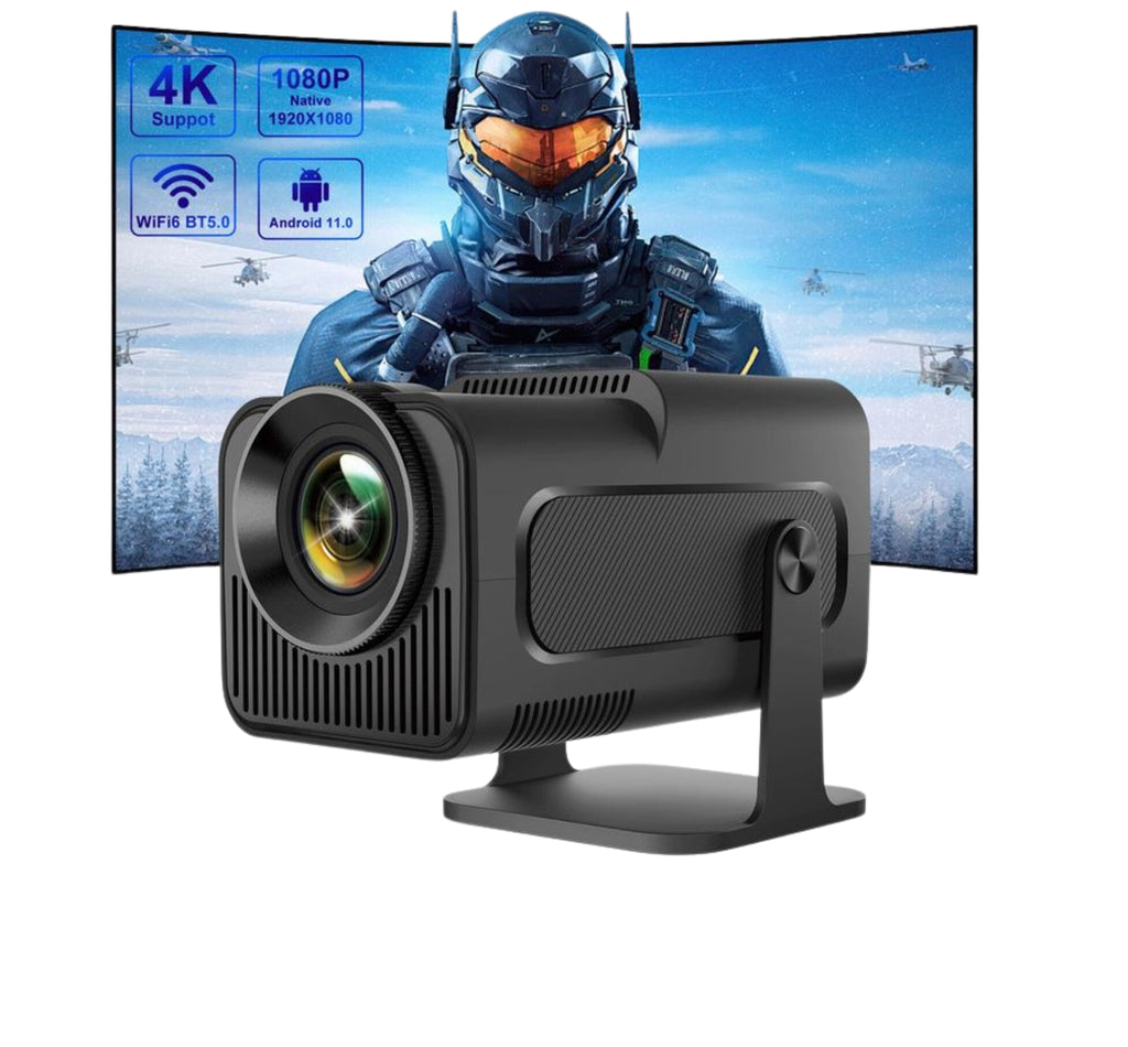 HY320 Mini Projetor, Bluetooth 5.0 and Android 11, Suporte 4K