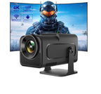 HY320 Mini Projetor, Bluetooth 5.0 and Android 11, Suporte 4K