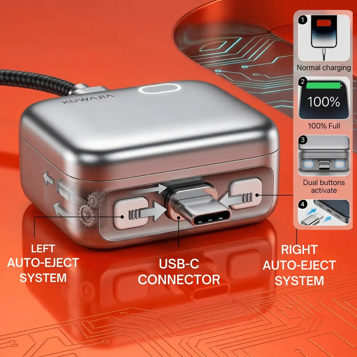Auto-eject Charger