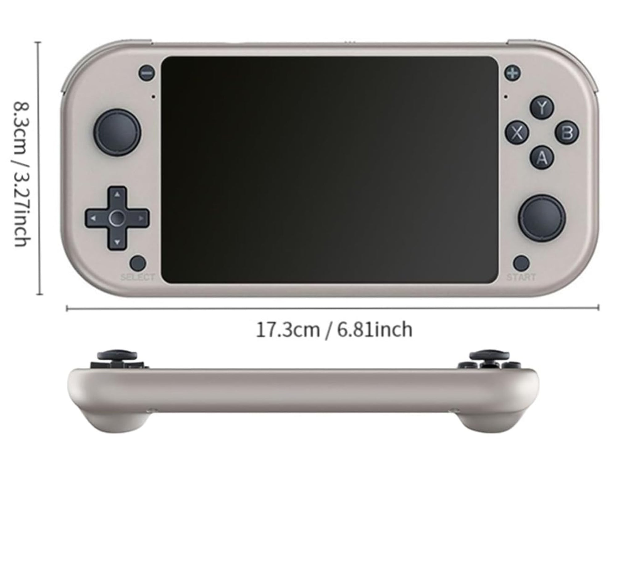 Azonee M17 Retro Handheld Game Console in (Silver)