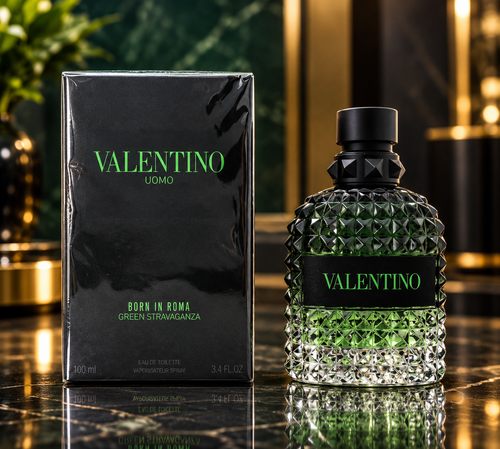 Valentino Uomo Born in Roma Green Stravaganza EDT for Men 100ml / 3.4 oz –