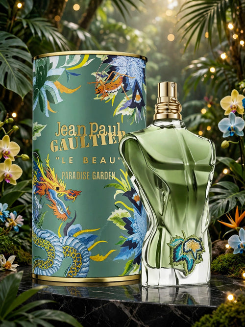 Jean Paul Gaultier Le Beau Paradise Garden EDP Spray for Men 4.2 oz 125ml
