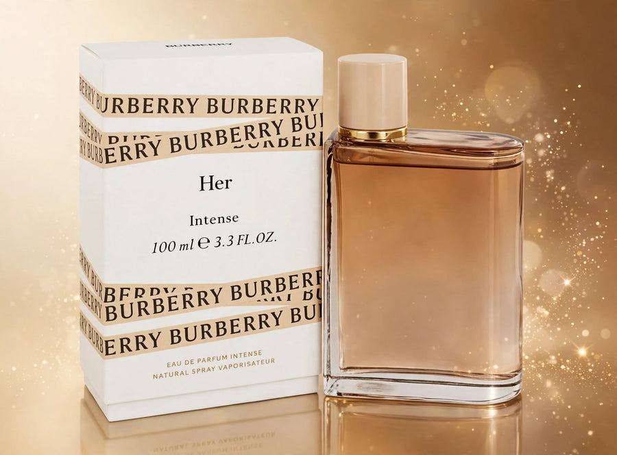 Burberry Her Intense Eau de Parfum 100ml (3.3 oz) Spray for Women – Fruity Floral Fragrance
