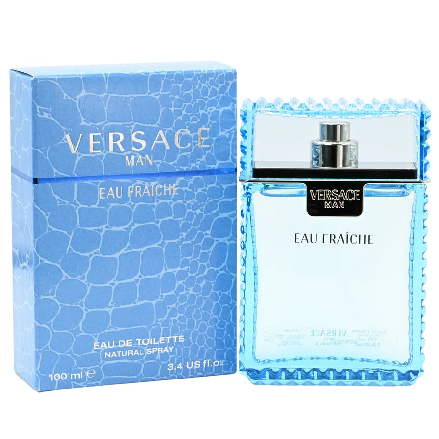Versace Man Eau Fraîche Eau de Toilette for Men 100ml / 3.4 oz